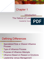 The Nature of Leadership .: Compiled By: Tewodros B