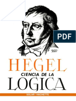 Hegel - Ciencia de La Lógica