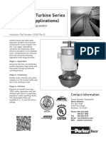 500MA/MAM Turbine Series (For Marine Applications) : Fuel Filter/Water Separator