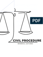 Civil Procedure Brondial Notes