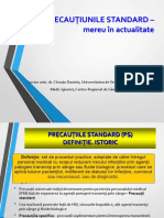 Dr. Daniela Cirnatu Precautiunile Standard – Mereu in Actualitate