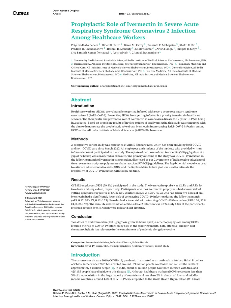 IVERMECTIN MONOGRAPH FOR PROFESSIONALS visual data 6