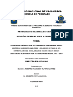 Elementos Jurídicos Que Determinan La Uniformidad de Los Criterios Jurisdiccionales de Los Jueces