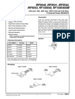 Irf9540, Irf9541, Irf9542, Irf9543, RF1S9540, RF1S9540SM