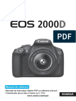 EOS 2000D Instruction Manual RO