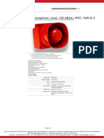 Meertonige Sirene Symphoni, Rood, 120 DB (A), Ip67, VDS:G 2: TCPDF and Fpdi