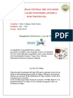 Magnitudes Eléctricas y Ley de Ohm