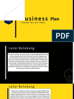 Business Plan D3 PERJALANAN WISATA