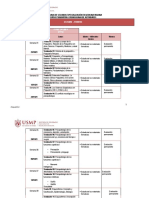 Cronograma Psiquiatria I - Usmp