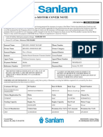 E-Motor Cover Note