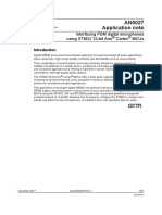 AN5027 Application Note: Interfacing PDM Digital Microphones Using STM32 32-Bit Arm Cortex Mcus