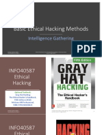 ISN1303-Week4-Basic Ethical Hacking Methods-Intelligence Gathering