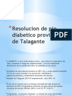 presentacionResolucion de pie diabetico provincia de Talagante