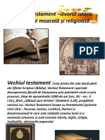Vechiul Testament - Izvorul Istoric, Educaț