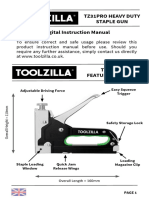 Tz31Pro Heavy Duty Staple Gun Digital Instruction Manual