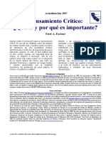 2-Pensamiento Crítico Qué Es y Por Qué Es Importante - Peter Facione