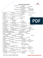 Practice Exercises for Verb Forms