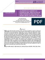 Alterity in American Literature The Faces of The Other in Melville's Moby-Dick and Billy Budd