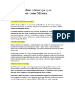 3 Lições Sobre Liderança Que Aprendemos Com Débora