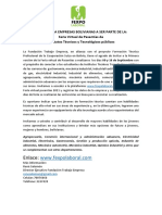 Fexpolaboral 2021 - Invitación Institciones - Empresas