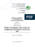 Etude Simulation Remplisseuse A Base D'un API