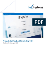 A Guide To Practical Single Sign On