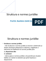 Struktura e Normes Juridike: Prof - Dr. Bashkim Zahiti (LL.M.)