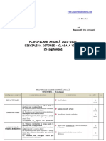 Planificare Calendaristica Clasa A VIII A