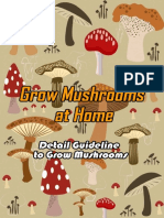 Grow Mushrooms at Home Detail Guideline T Prentiss Barksdale