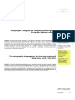 4. a Linguagem Cartográfica e o Ensino-Aprendizagem Da Geografia - Algumas Reflexões