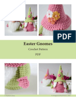 Easter Gnomes: Crochet Pattern PDF
