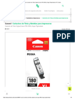 Canon Cartucho de Tinta Original Canon PGI-180XL Negro Pigmentado - PC Factory