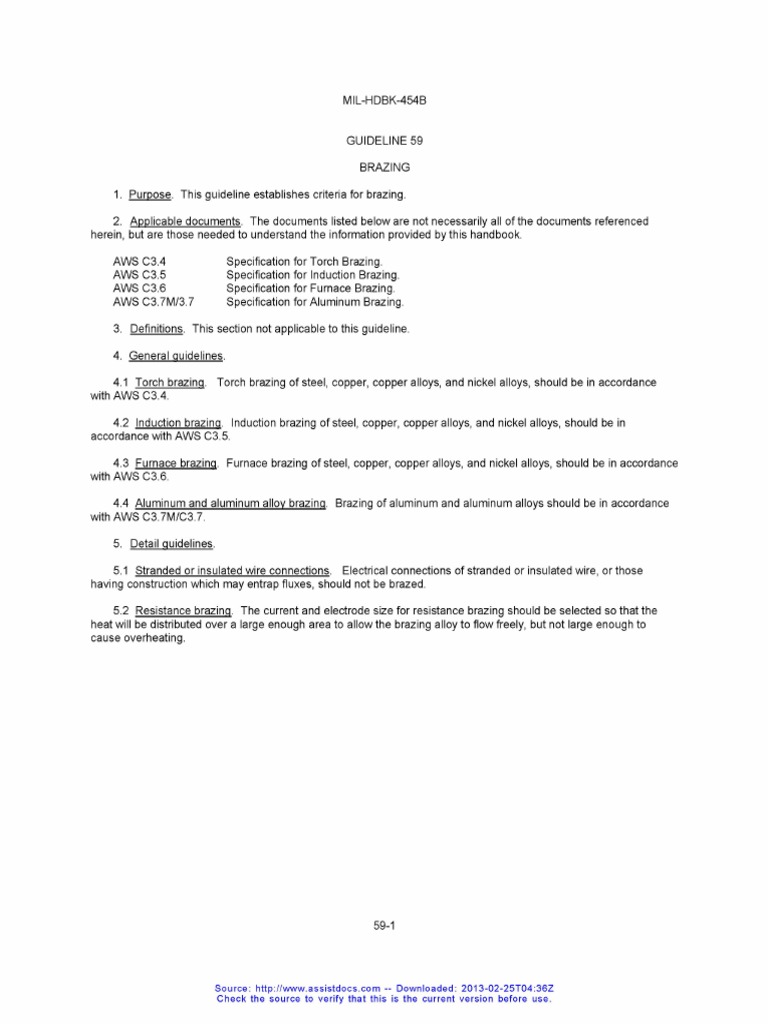 Guidelines for Proper Brazing Techniques Torch, Induction, Furnace and