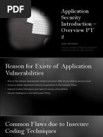Application Security Introduction - Overview PT 2