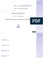 Probabilités conditionnelles - Exercices (slides)