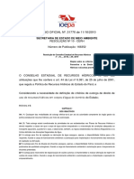 Resolucao CERH 10 Dispoe Sobre Os Critérios Para Análise de Outorga Preventiva e de Direito