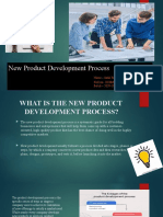 New Product Development Process: Name - Sahil Rajendra Bhosale Roll No-2020m0098 Batch - 2020-2022