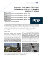 Recent Research of Shear Connection in Prefabricated Steel-Concrete Composite Beams