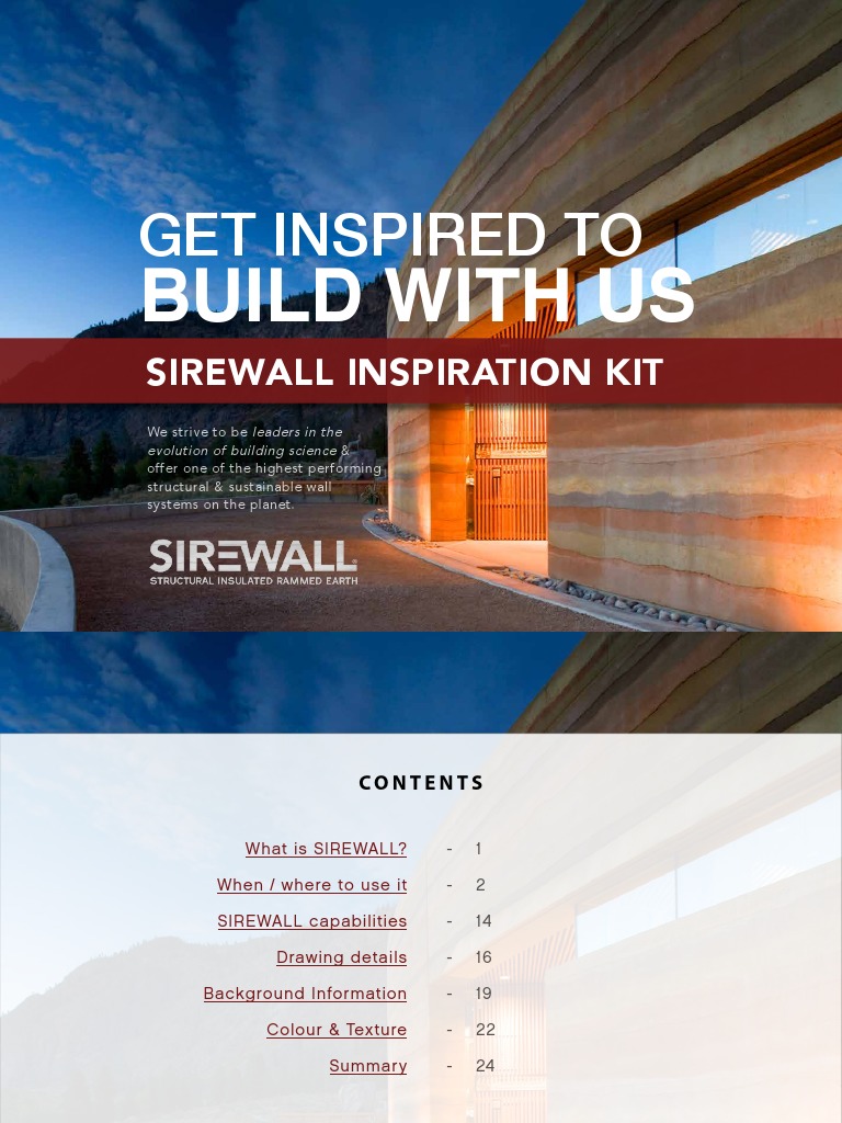 SIREWALL Inspiration Kit 2018 | PDF | Humidity | Building Insulation