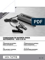 Manual PARKSIDE PWS 125 A1 Amoladora, PDF, Enchufes y tomas de corriente  alterna