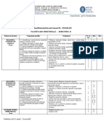 Planificare clasa 6 - semestrul 2 - algebra