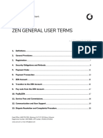 Zen General User Terms Summary