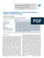 Design and Application of A Smart Home System