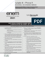 Simulado 8 - Prova II de Ciências da Natureza e Matemática