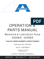 GBM 2325b Bentonitelubepump Fa48800f Fa48835f Opm