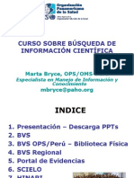 Curso Sobre Búsqueda de Información Científica