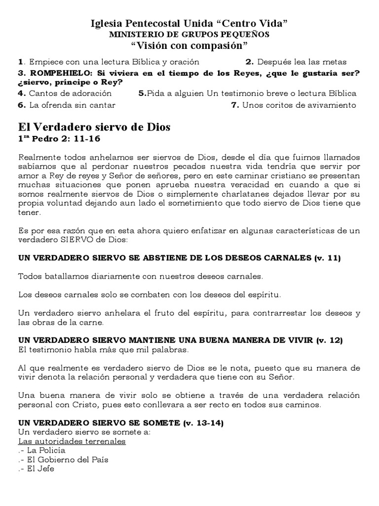 18 - El Verdadero Siervo de Dios | PDF | Dios | Amor