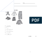 Test 6B: Essons Ocabulary