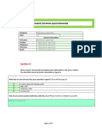 PCIDSS Scoping Questionaire