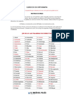 Ejercicio de Ortografía de Oposición A PN - Escala Básica 2016